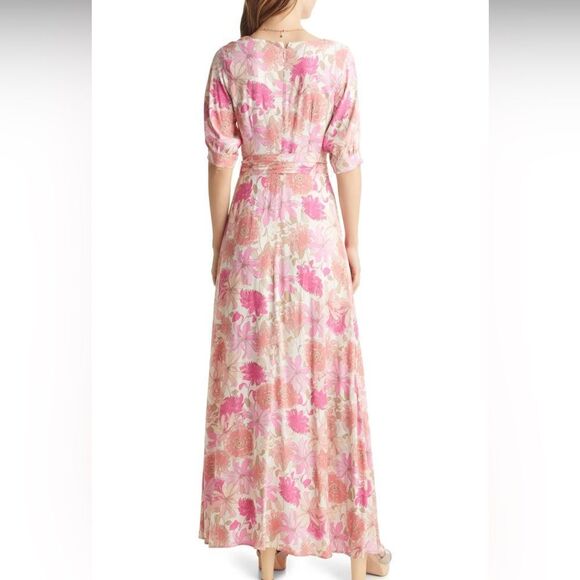 VICI COLLECTION Floral Print Tie Waist
Maxi Dress Size XS. NWOT. - Picture 3 of 9